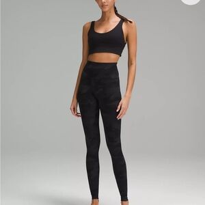 lululemon athletica Black Camo Leggings